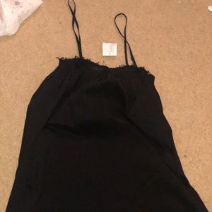 Little black volume filled dress